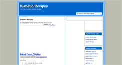 Desktop Screenshot of easy-diabetic-recipes.blogspot.com