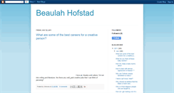 Desktop Screenshot of beaulahhofstad.blogspot.com