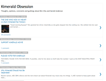 Tablet Screenshot of kimerald-obsession.blogspot.com