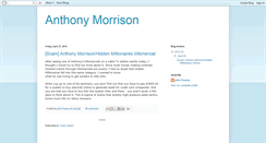 Desktop Screenshot of anthonymorrison321.blogspot.com