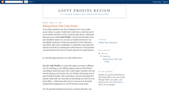 Desktop Screenshot of loftyprofitsreview.blogspot.com