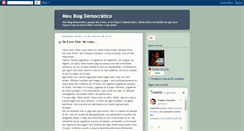 Desktop Screenshot of meublogdemocratico.blogspot.com