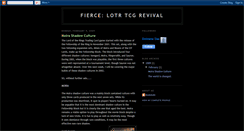 Desktop Screenshot of lotrccg.blogspot.com
