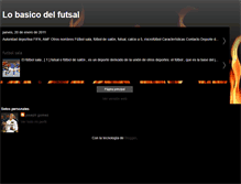 Tablet Screenshot of lobasicodelfutsal.blogspot.com