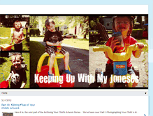 Tablet Screenshot of keepingupwithmyjoneses.blogspot.com