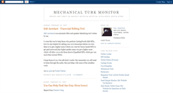 Desktop Screenshot of mechanical-turk.blogspot.com