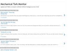 Tablet Screenshot of mechanical-turk.blogspot.com