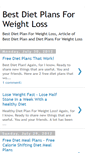 Mobile Screenshot of best-diet-plansforweight-loss.blogspot.com