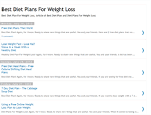 Tablet Screenshot of best-diet-plansforweight-loss.blogspot.com