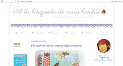 Desktop Screenshot of alabusquedadecosasbonitas.blogspot.com