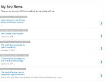 Tablet Screenshot of my-seo-news.blogspot.com
