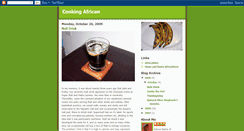 Desktop Screenshot of cookingafrican.blogspot.com