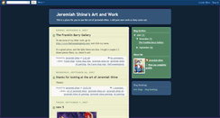 Desktop Screenshot of jeremiahshine.blogspot.com