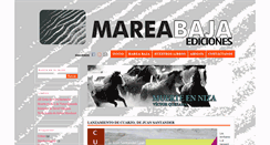 Desktop Screenshot of mareabajaediciones.blogspot.com