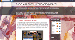 Desktop Screenshot of lleoxiiiinfantil.blogspot.com