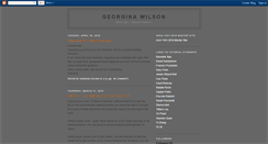 Desktop Screenshot of georginawilson12010.blogspot.com