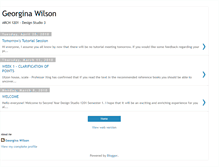 Tablet Screenshot of georginawilson12010.blogspot.com