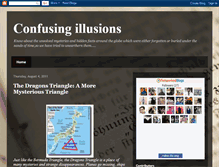 Tablet Screenshot of confusingillusions.blogspot.com