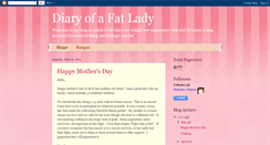 Desktop Screenshot of diaryfatlady.blogspot.com