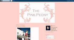 Desktop Screenshot of pinkpeonyweddings.blogspot.com