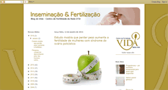 Desktop Screenshot of inseminacaoefertilizacao.blogspot.com