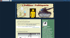 Desktop Screenshot of maspolitica-politiqueria.blogspot.com