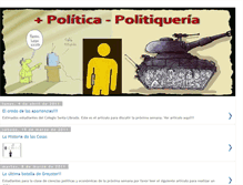 Tablet Screenshot of maspolitica-politiqueria.blogspot.com