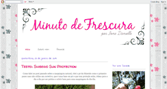 Desktop Screenshot of minutodefrescura.blogspot.com