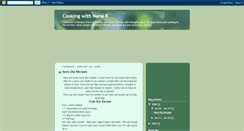 Desktop Screenshot of cookingwithnanak.blogspot.com