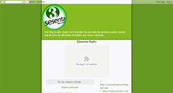 Desktop Screenshot of 3sesentadisco.blogspot.com