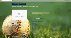 Desktop Screenshot of meyersfootball.blogspot.com