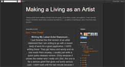 Desktop Screenshot of makingalivingasanartist.blogspot.com