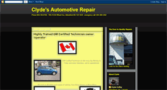 Desktop Screenshot of clydesautomotiverepair.blogspot.com