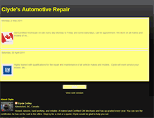 Tablet Screenshot of clydesautomotiverepair.blogspot.com