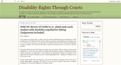 Desktop Screenshot of disabilityrightsthroughcourts.blogspot.com