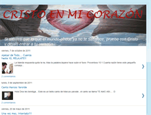 Tablet Screenshot of cristoennuestrocorazon.blogspot.com