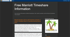 Desktop Screenshot of marriott-timeshares.blogspot.com