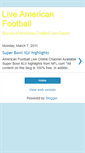 Mobile Screenshot of livenflfootballvideostreaming.blogspot.com