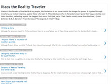 Tablet Screenshot of kiaostherealitytraveler.blogspot.com