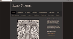 Desktop Screenshot of papershrines.blogspot.com