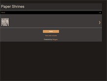 Tablet Screenshot of papershrines.blogspot.com
