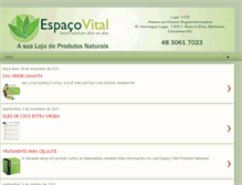 Tablet Screenshot of lojaespacovital.blogspot.com
