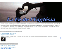 Tablet Screenshot of lafedelesglesia.blogspot.com