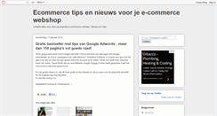 Desktop Screenshot of ecommerceondernemer.blogspot.com