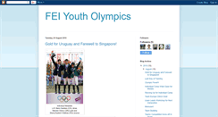 Desktop Screenshot of feiyoutholympics.blogspot.com