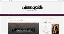 Desktop Screenshot of nissazaididesigns.blogspot.com