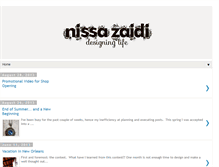 Tablet Screenshot of nissazaididesigns.blogspot.com
