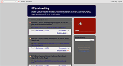 Desktop Screenshot of bbsportswriting.blogspot.com