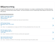 Tablet Screenshot of bbsportswriting.blogspot.com