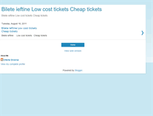 Tablet Screenshot of bilete-ieftine.blogspot.com